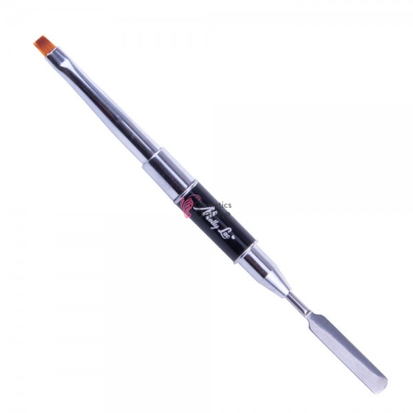 Pensula pentru Gel UV si instrument spatula pentru Polygel Nr. 2, Cod 49143